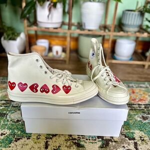 New in box Converse Play Comme des Garcons men’s size 11 / women’s 13.
